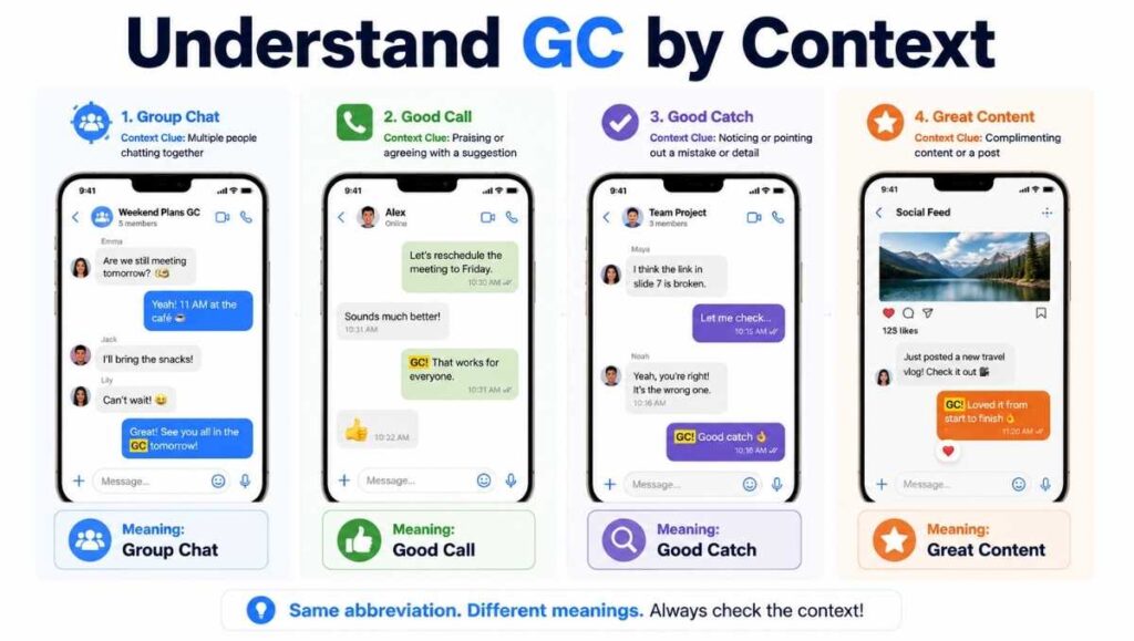 How to Know Which Meaning of GC Is Correct