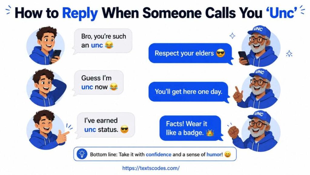How to Reply When Someone Calls You Unc