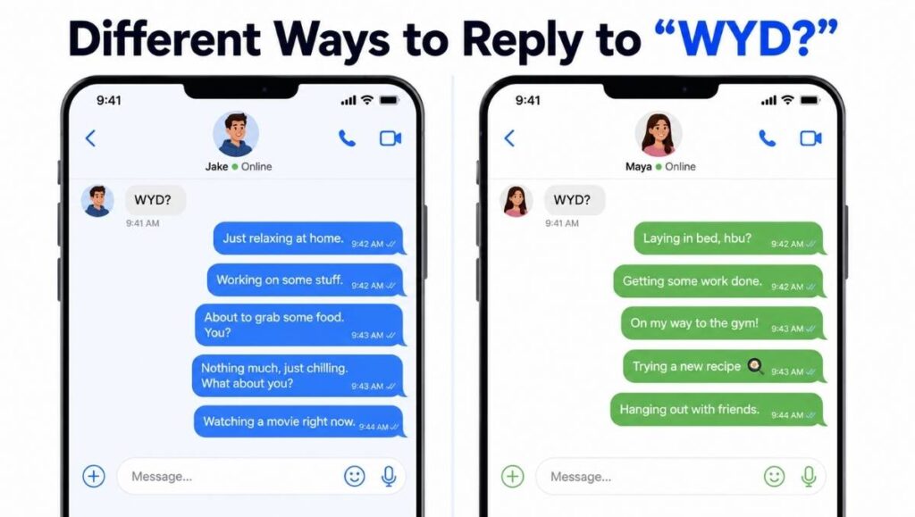 How to Reply to WYD