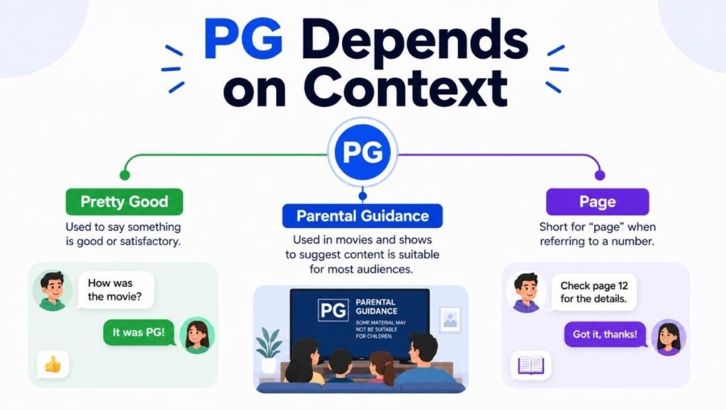 How to Tell Which Meaning Someone Means Of PG