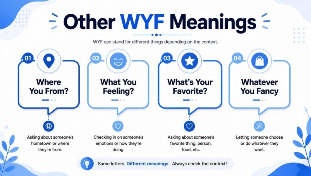 Other Meanings of WYF