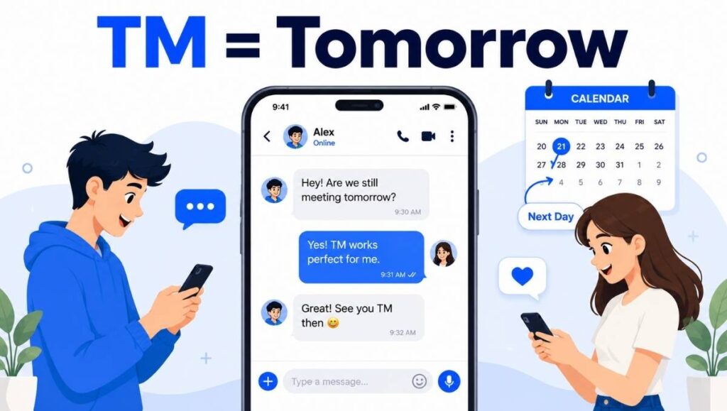 TM Meaning as Tomorrow