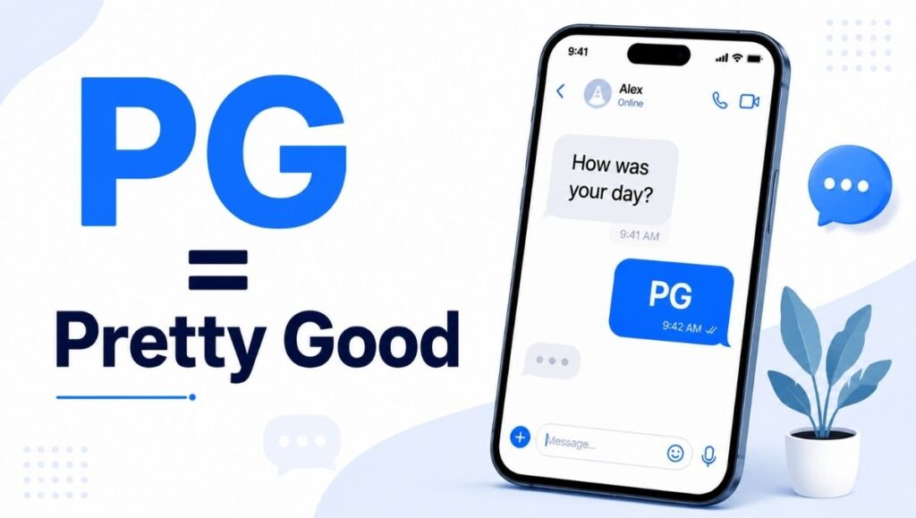 What Does PG Mean in Texting