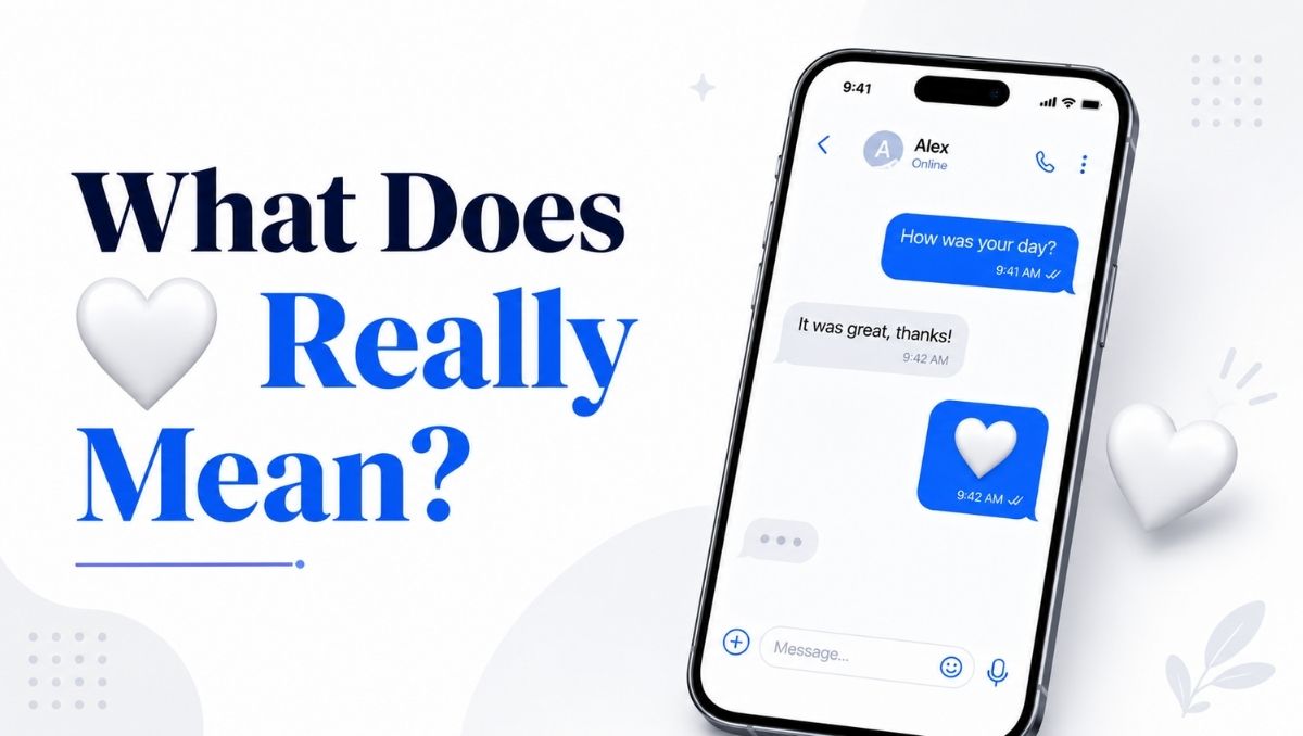 White Heart Emoji Meaning How to Use 🤍 With Examples (2026)