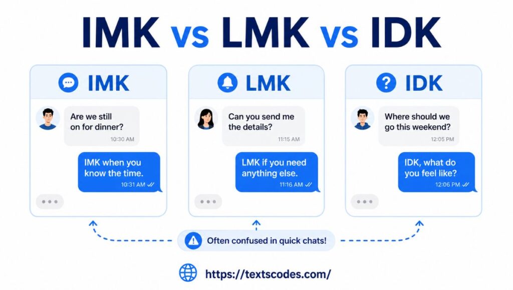 imk meaning in text