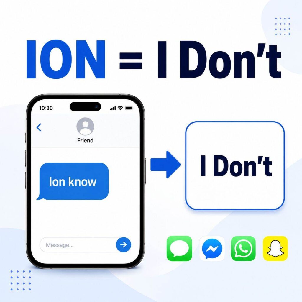 ion meaning in text