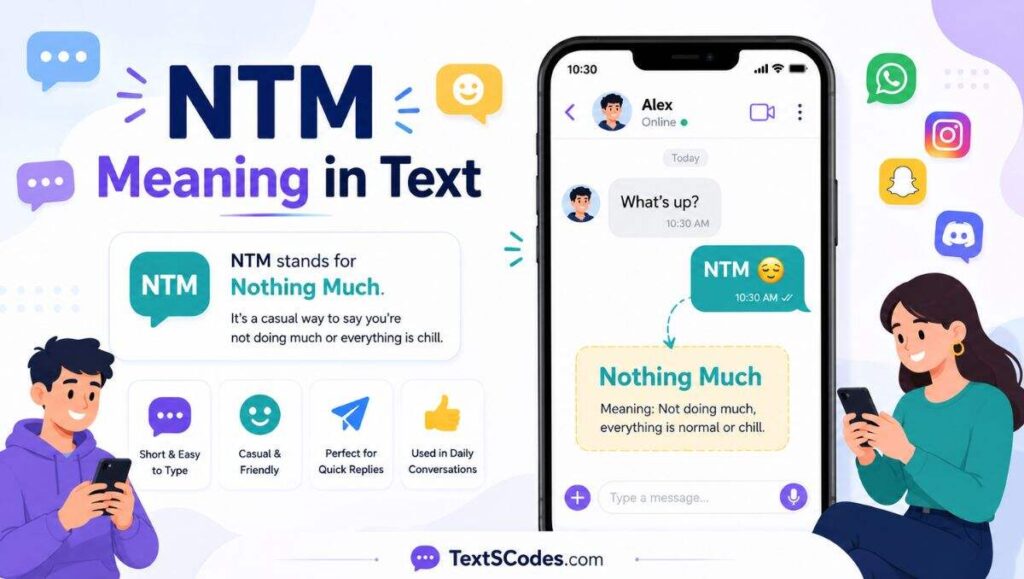 ntm meaning in text