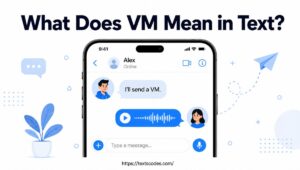 vm meaning text