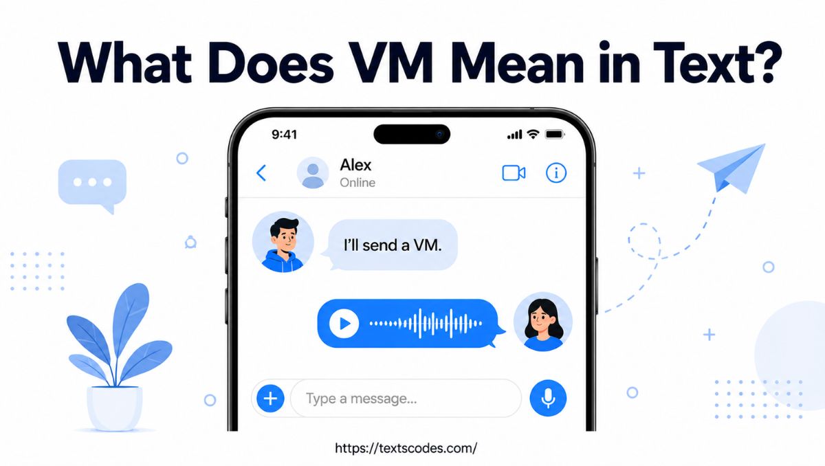 vm meaning text