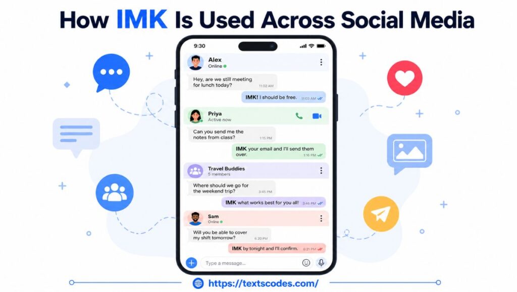 what does imk mean snapchat
