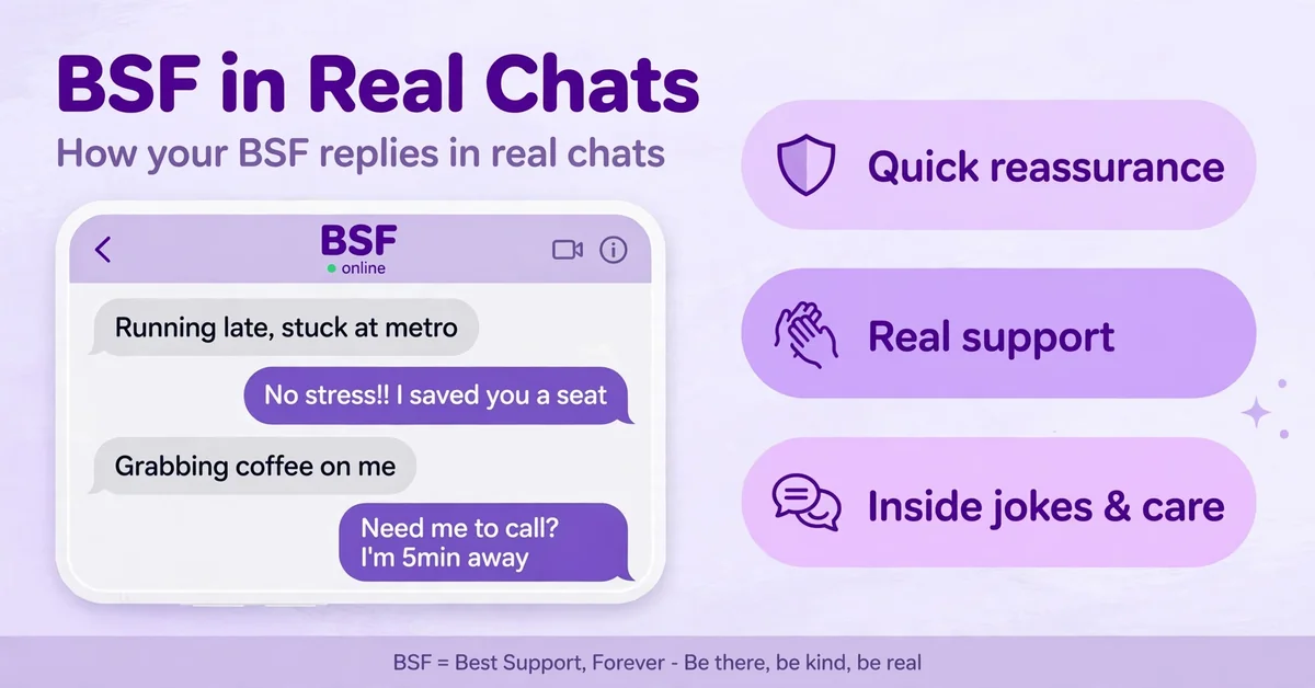 BSF in real chats examples