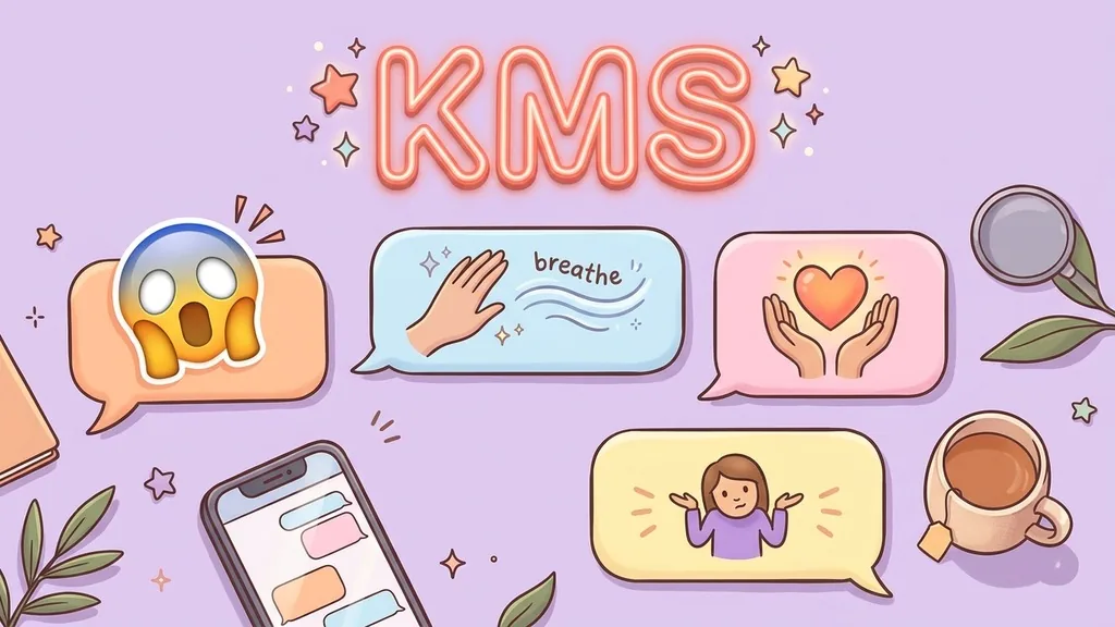 Casual Replies - what does kms mean in text