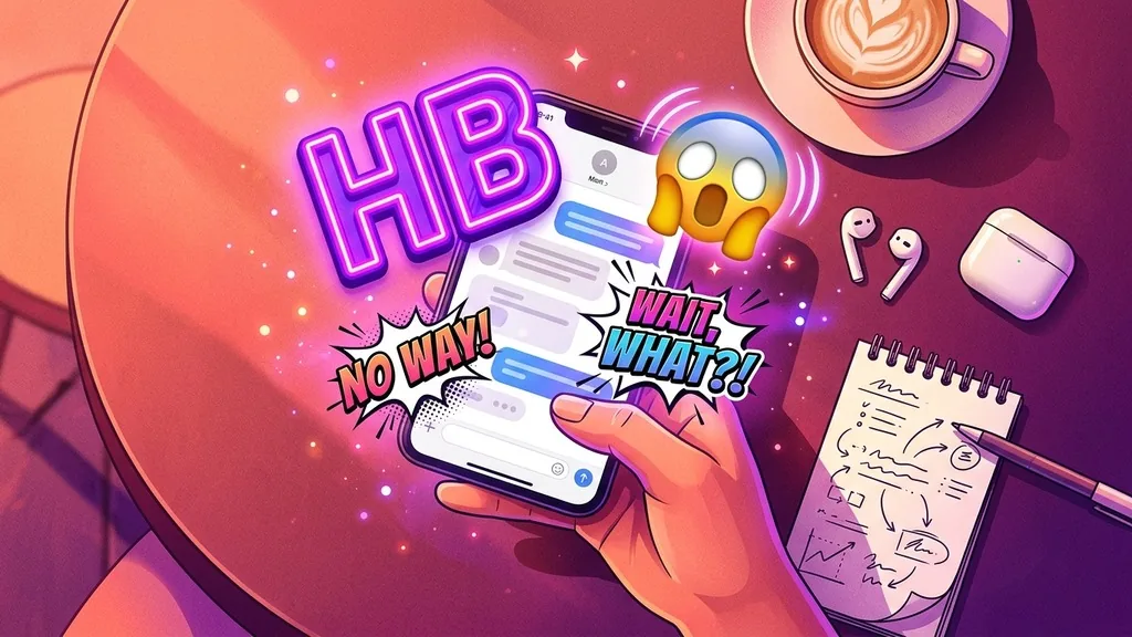 Casual Replies - what does hb mean in text