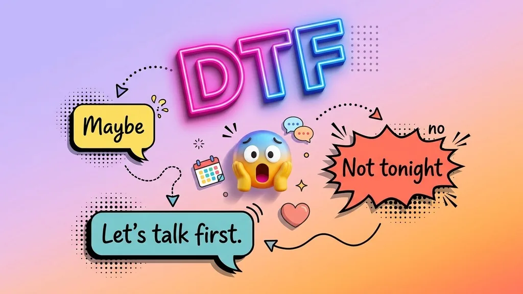 Casual Replies - dtf meaning in chat