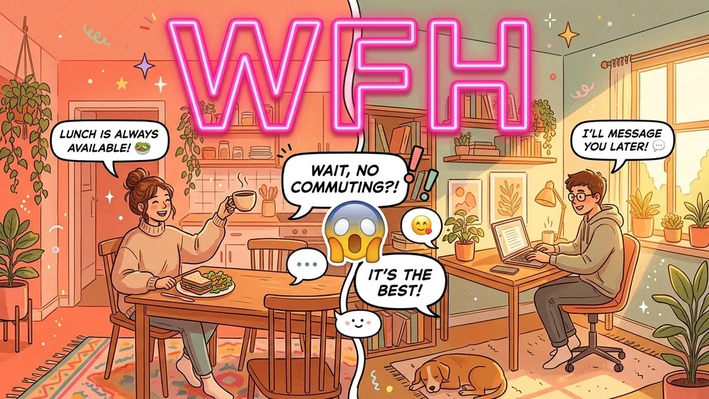 Casual Replies - what does wfh mean in text