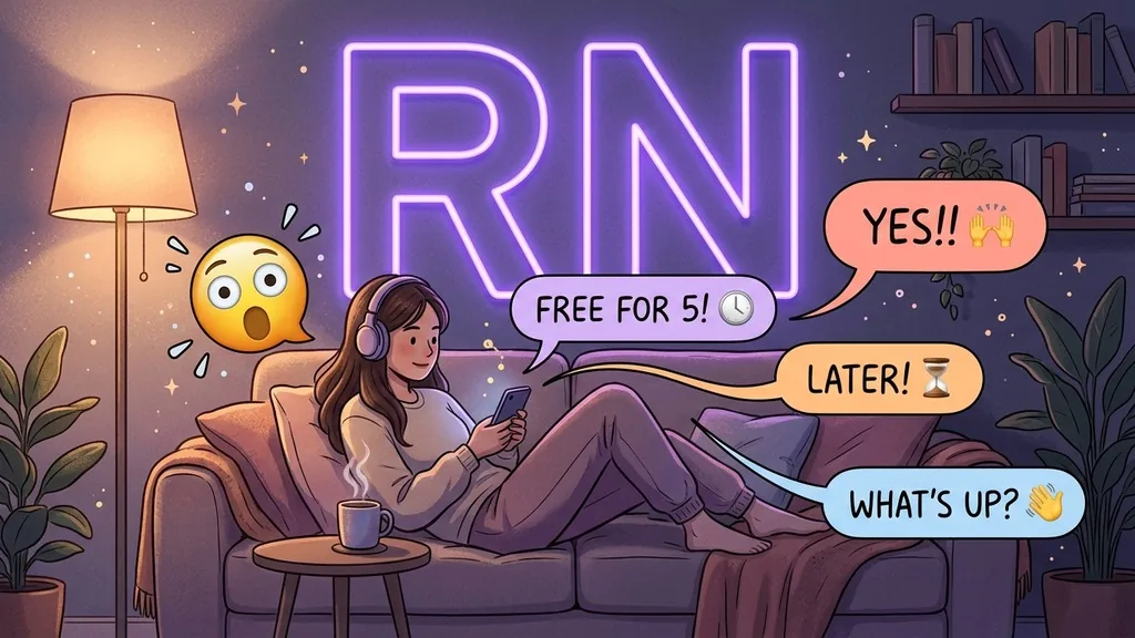 Casual Replies - rn full form in chat