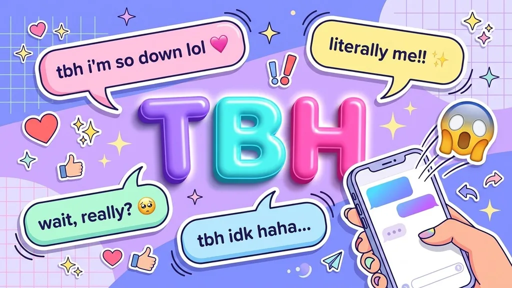 Casual Replies - tbh meaning in chat
