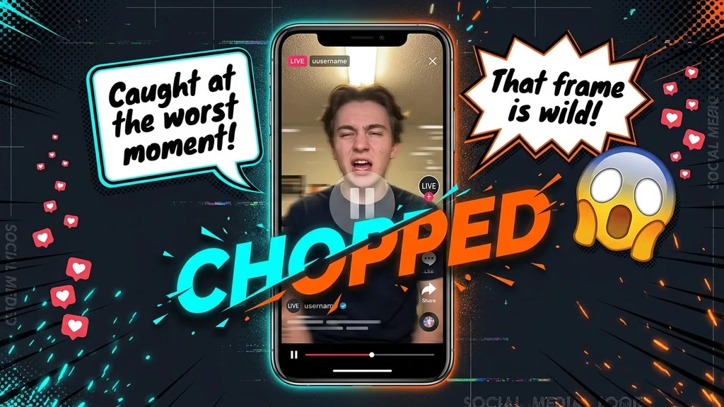 Chopped on TikTok - chopped meaning slang