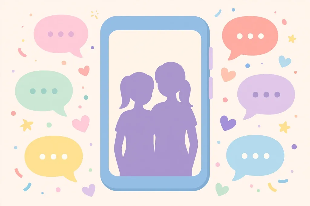 Funny comments for sister pic on Instagram - playful sibling illustration