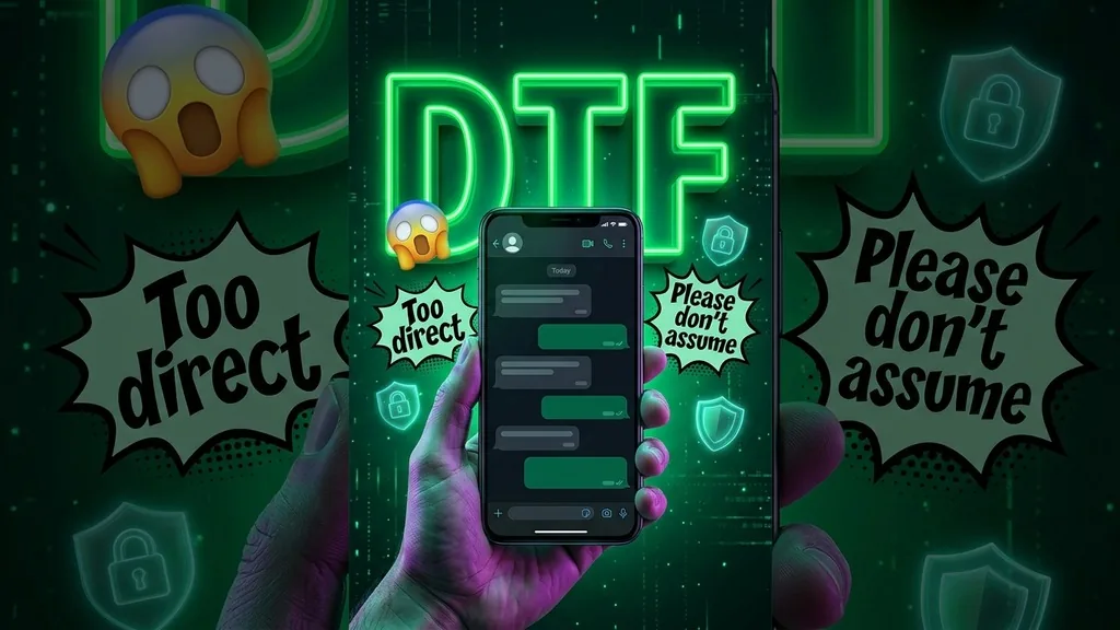 DTF on WhatsApp - dtf meaning in chat