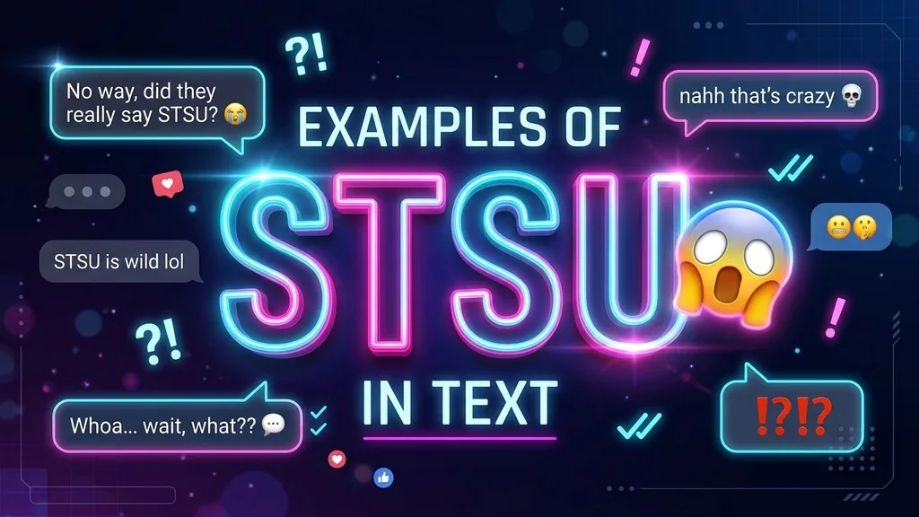 Examples of STSU in Text - STSU Meaning in Text