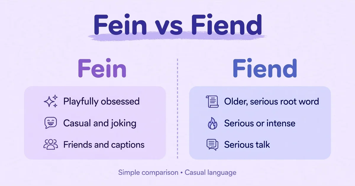 Fein vs fiend comparison