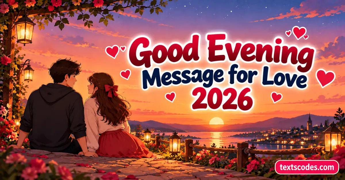 100+ Good Evening Messages for Love (2026)