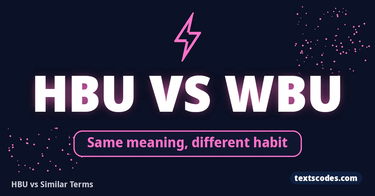 HBU vs Similar Terms
