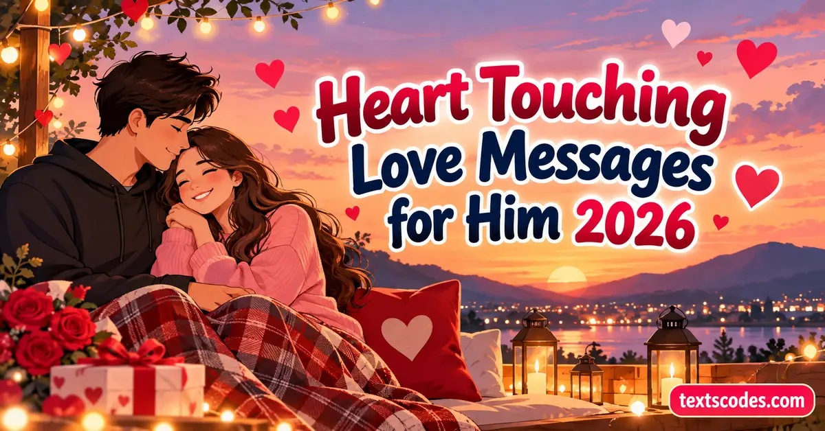 70 Heart Touching Love Messages for Him (2026)