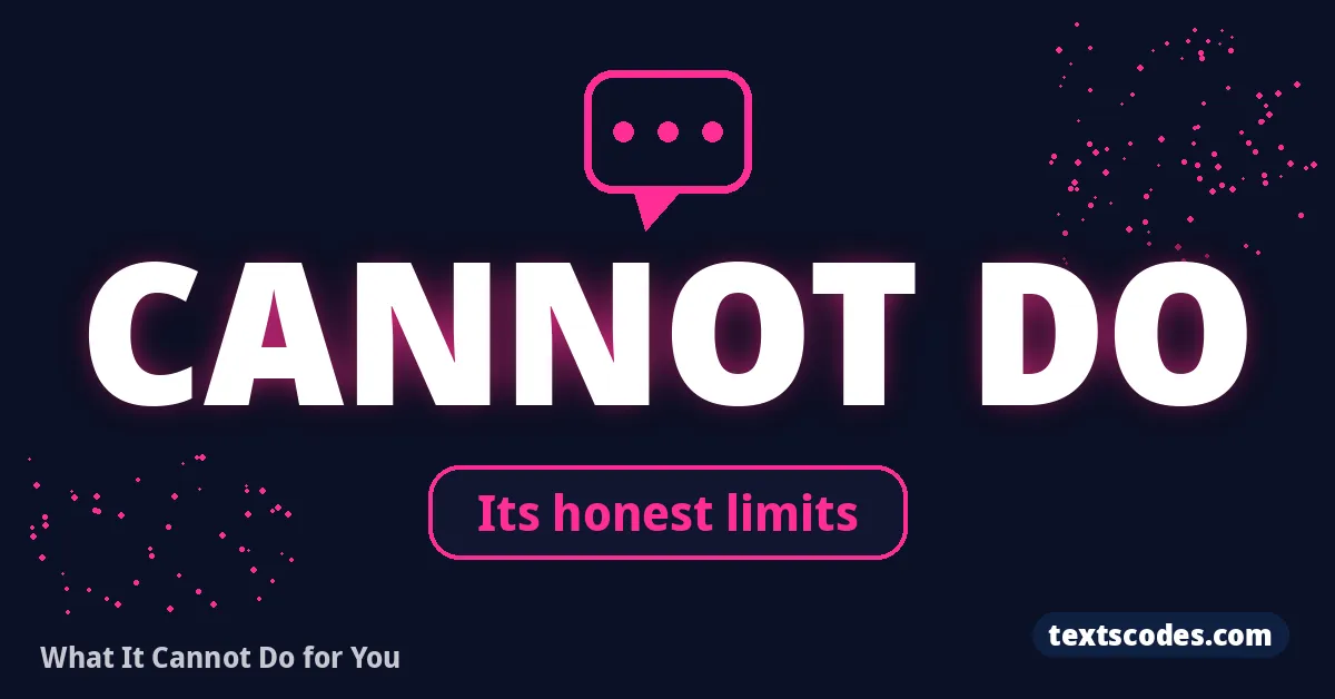 What It Cannot Do for You