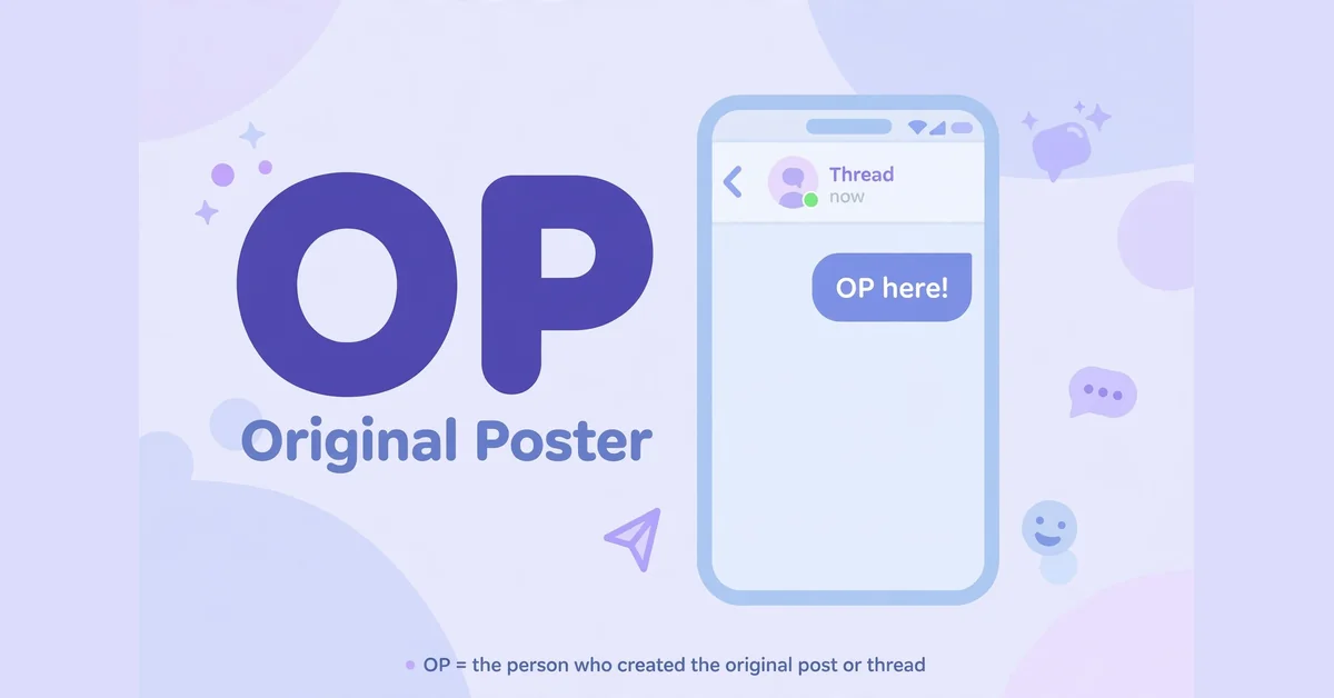 OP meaning in chat explained