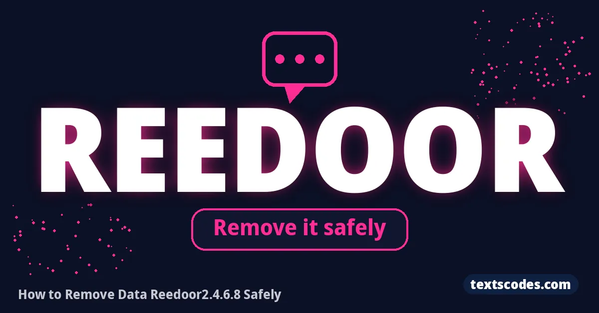 How to Remove Data Reedoor2.4.6.8 Safely
