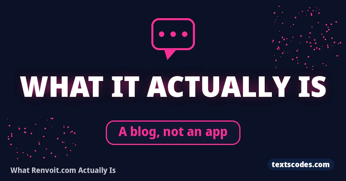 What Renvoit.com Actually Is