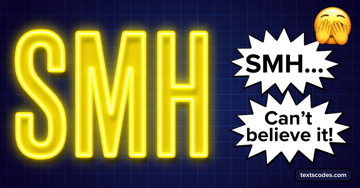 SMH Meaning: What It Means, Examples and When to Use It