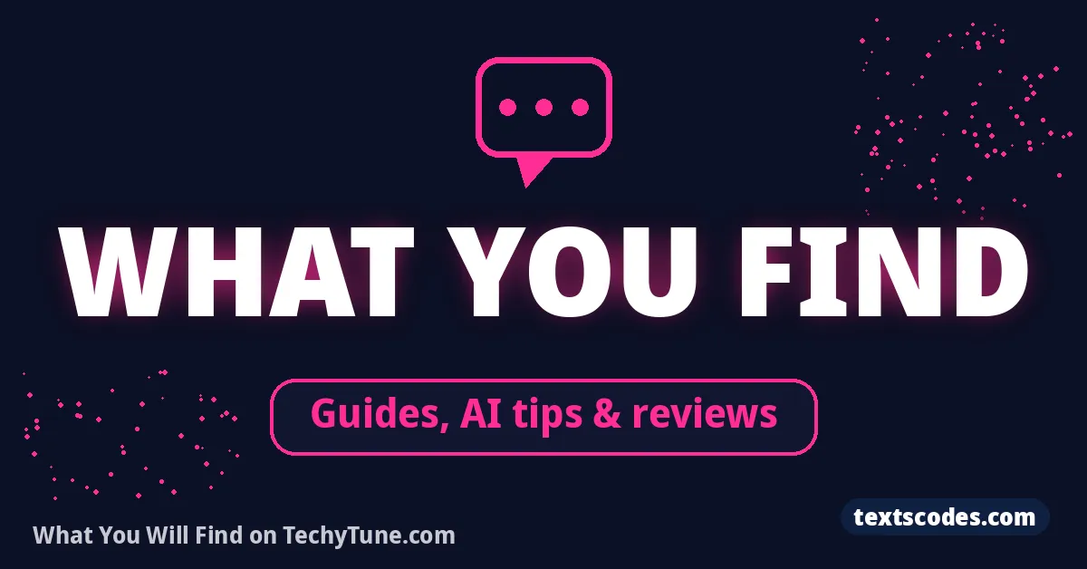 What You Will Find on TechyTune.com
