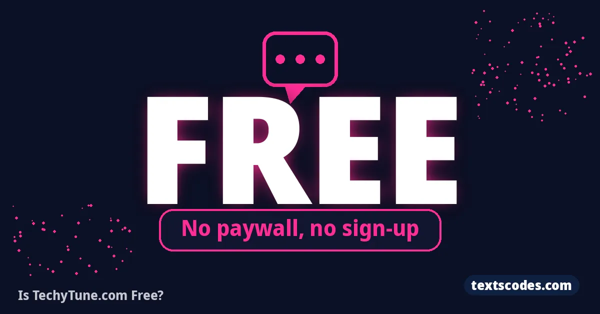 Is TechyTune.com Free?