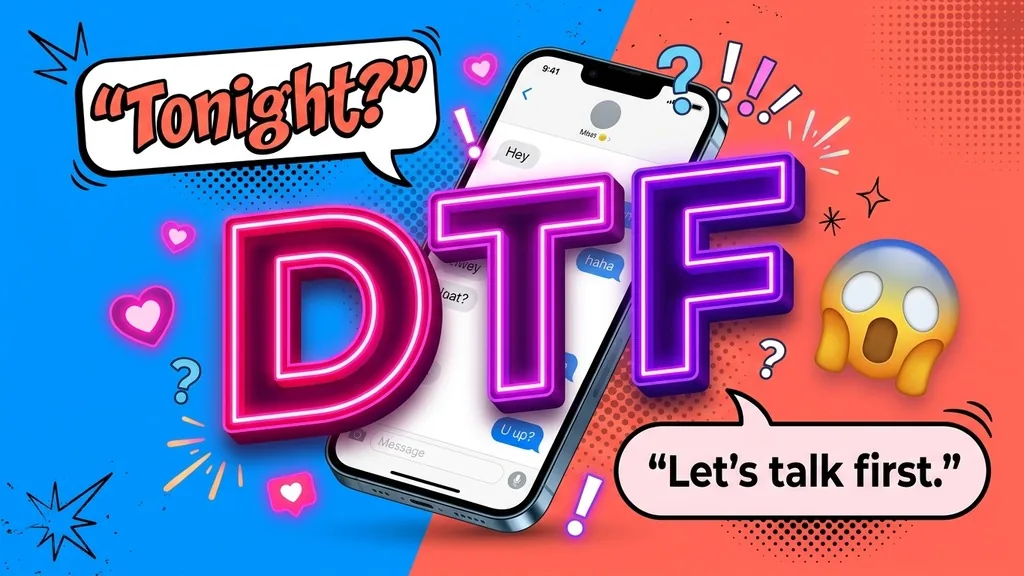 Texting Examples - dtf meaning in chat