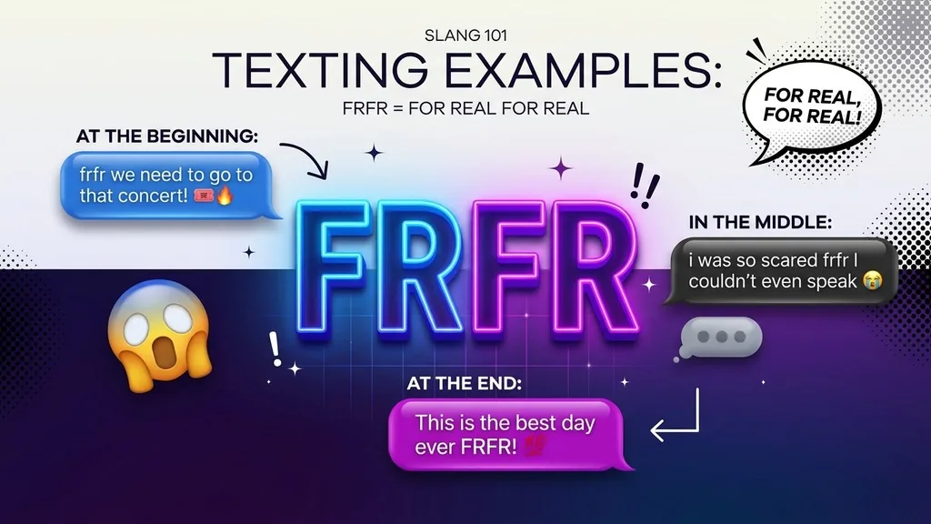 Texting Examples - FRFR Meaning in Text