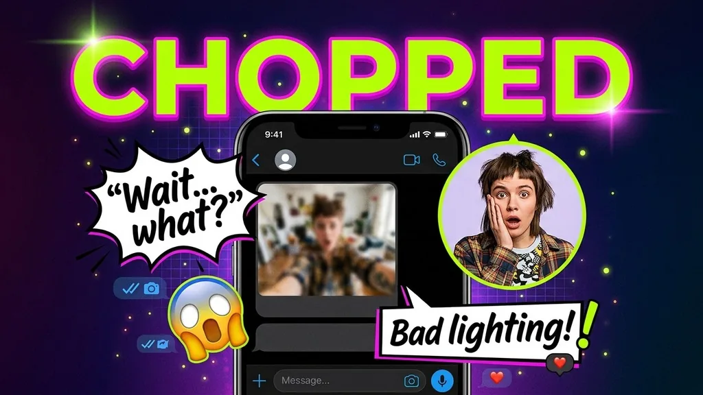 Texting Examples - chopped meaning slang