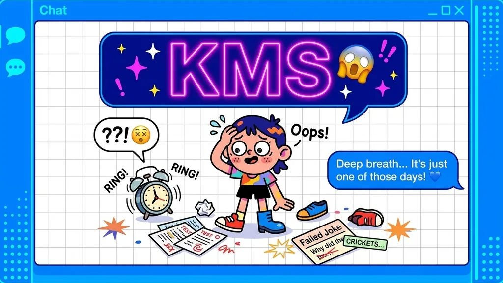 Texting Examples - what does kms mean in text