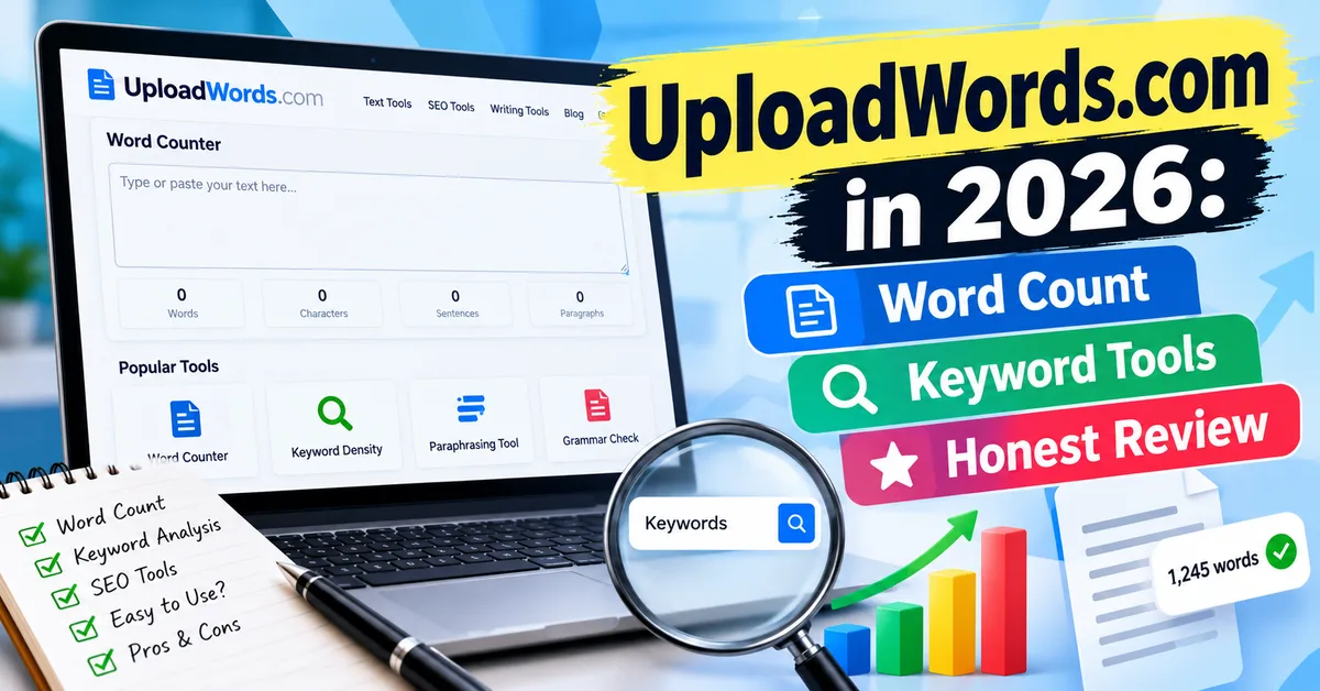UploadWords.com in 2026: Word Count, Keyword Tools and Honest Review
