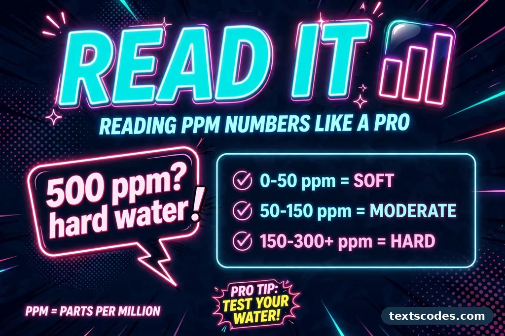 Flat illustration of a swimming pool test kit explaining the ppm meaning for pool owners