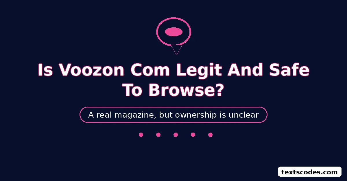 Is Voozon Com Legit And Safe To Browse?