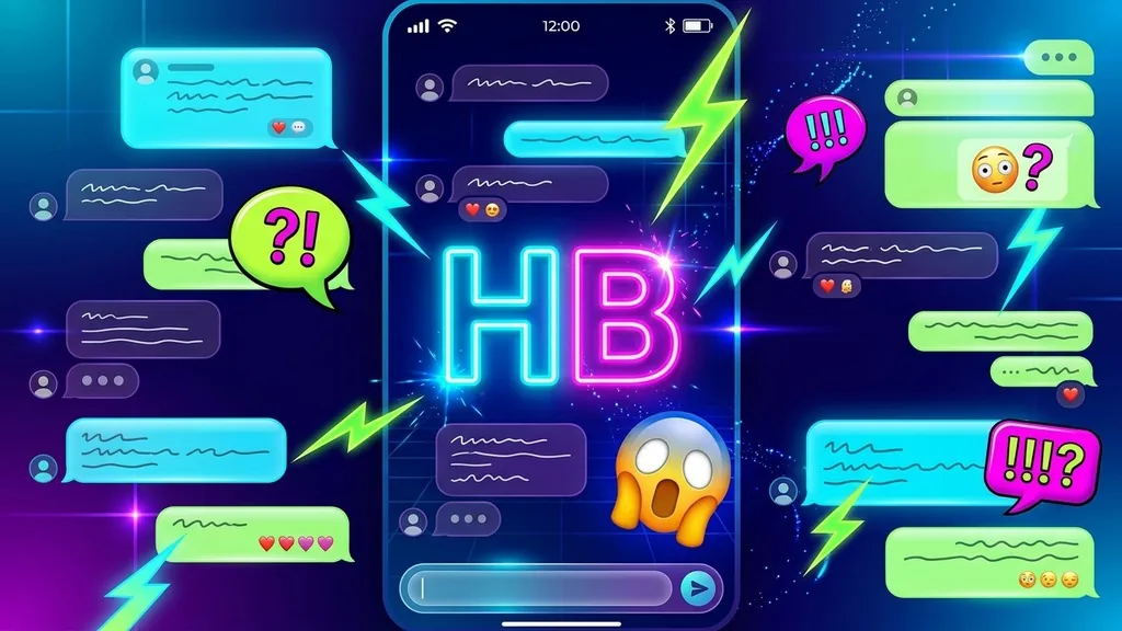 what does hb mean in text