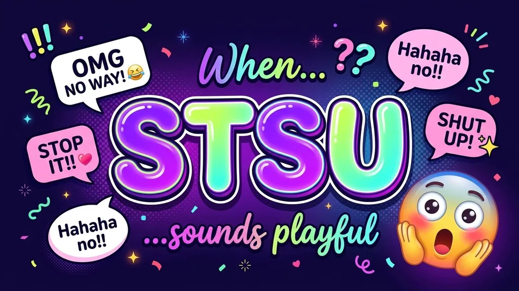 When STSU Sounds Playful - STSU Meaning in Text