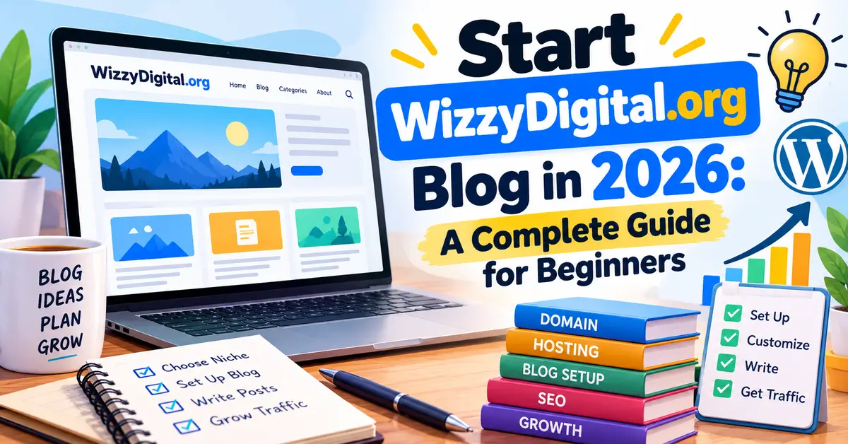 Start WizzyDigital.org Blog in 2026: A Complete Guide for Beginners