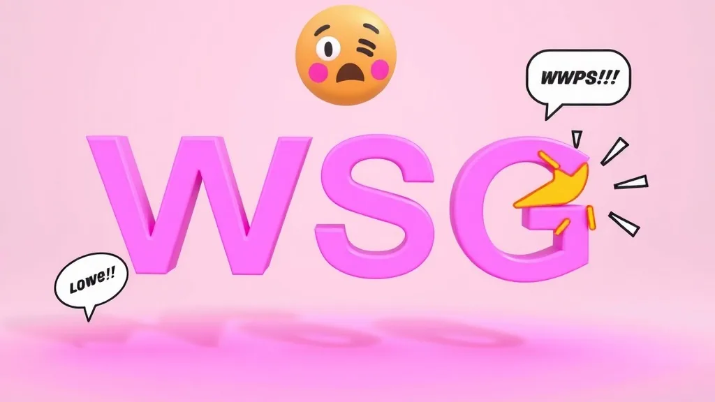 wsg meaning in text